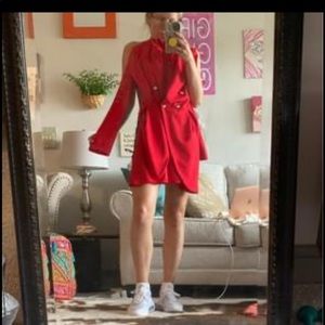 Red Blazer Dress